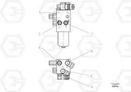 56191 Flow Divider ABG325 S/N 20941 -, Volvo Construction Equipment