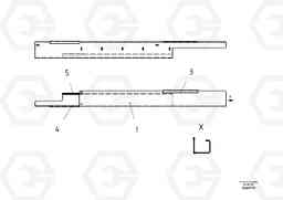 52747 Cable channel Support ABG325 S/N 20941 -, Volvo Construction Equipment