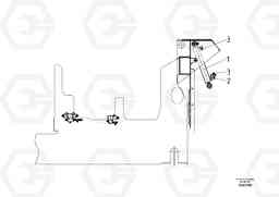 56234 Hydraulic Cylinder Tow Arm ABG325 S/N 20941 -, Volvo Construction Equipment