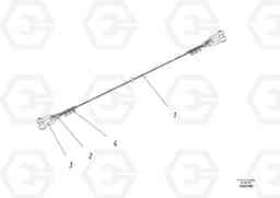 48030 Wire Cable ABG8820/ABG8820B ABG8820 S/N 21098-23354 ABG8820B S/N 23355-, Volvo Construction Equipment