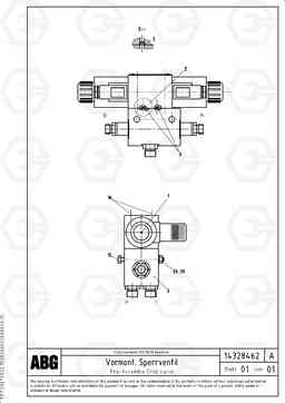 52990 Pre-assemble Stop Valve ABG325 S/N 20941 -, Volvo Construction Equipment