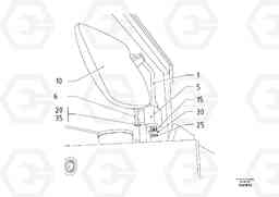 55730 Rear view mirror ABG325 S/N 20941 -, Volvo Construction Equipment