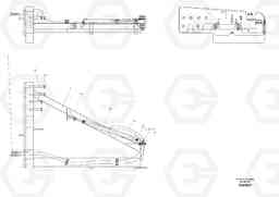 69359 Outrigger for lateral limitation VDT 120 VARIO ATT. SCREEDS 5,0 -12,5M ABG9820, Volvo Construction Equipment