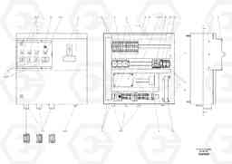 93220 Switch Cabinet, El. heating ABG9820 S/N 20812 -, Volvo Construction Equipment