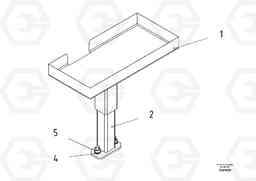 52702 Toolbox Holder ABG325 S/N 20941 -, Volvo Construction Equipment