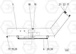 56548 Roof Support ABG325 S/N 20941 -, Volvo Construction Equipment