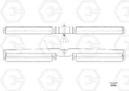 47608 Oscillating Cross member ABG9820 S/N 20812 -, Volvo Construction Equipment