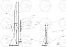 96107 Brace Rear ABG9820 S/N 20812 -, Volvo Construction Equipment