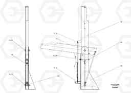 95545 Brace Rear ABG9820 S/N 20812 -, Volvo Construction Equipment