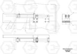 49774 Screed Transport Lock Assembly ABG9820 S/N 20812 -, Volvo Construction Equipment