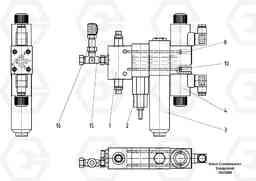 94082 Valve block Levelling system ABG9820 S/N 20812 -, Volvo Construction Equipment