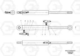 52037 Screed Cylinder ABG9820 S/N 20812 -, Volvo Construction Equipment