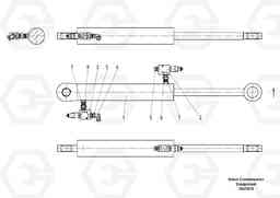 49779 Screed Cylinder ABG9820 S/N 20812 -, Volvo Construction Equipment