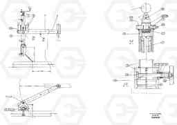 54798 Outrigger For Grade Control ABG325 S/N 20941 -, Volvo Construction Equipment