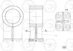 48208 Pillow Block ABG8820/ABG8820B ABG8820 S/N 21098-23354 ABG8820B S/N 23355-, Volvo Construction Equipment