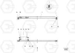 51680 Support For Slope Control ABG2820 S/N 20814 -, Volvo Construction Equipment