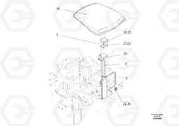 59182 All-Weather Roof ABG2820 S/N 20814 -, Volvo Construction Equipment