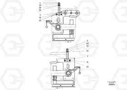 54938 Mounting Support Block ABG8820/ABG8820B ABG8820 S/N 21098-23354 ABG8820B S/N 23355-, Volvo Construction Equipment