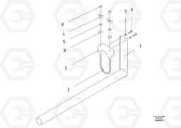 54942 Tool holder ABG8820/ABG8820B ABG8820 S/N 21098-23354 ABG8820B S/N 23355-, Volvo Construction Equipment