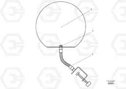 37484 Sun blind Epm ABG7820/ABG7820B ABG7820 S/N 21064-23058 ABG7820B S/N 23059 -, Volvo Construction Equipment