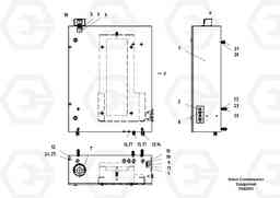 51847 E-box Control panel ABG8820/ABG8820B ABG8820 S/N 21098-23354 ABG8820B S/N 23355-, Volvo Construction Equipment