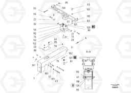 51249 Control Panel Support ABG8820/ABG8820B ABG8820 S/N 21098-23354 ABG8820B S/N 23355-, Volvo Construction Equipment