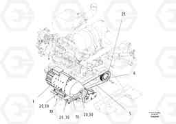 56313 Alternator-mounting Engine ABG6820 S/N 20836 -, Volvo Construction Equipment