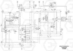 47580 Hydraulic diagram ABG3870 S/N 20538 -, Volvo Construction Equipment