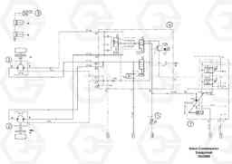 47581 Hydraulic diagram ABG3870 S/N 20538 -, Volvo Construction Equipment