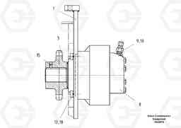 60825 Drive Unit ABG7820/ABG7820B ABG7820 S/N 21064-23058 ABG7820B S/N 23059 -, Volvo Construction Equipment