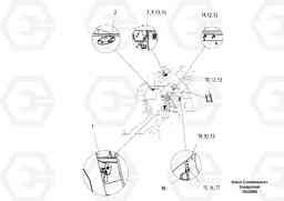 54086 Mounting parts for electronics ABG6820 S/N 20836 -, Volvo Construction Equipment
