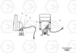 56317 Headlight with cable ABG6820 S/N 20836 -, Volvo Construction Equipment
