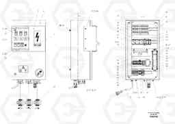 86223 Switch cabinet El-heating ABG2820 S/N 20814 -, Volvo Construction Equipment