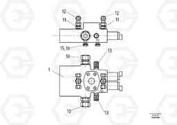 55741 Control valve DD85 S/N 21362 -, Volvo Construction Equipment