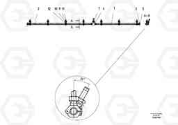 81184 Sprinkler Tube Assy DD95 S/N 20624 -, Volvo Construction Equipment