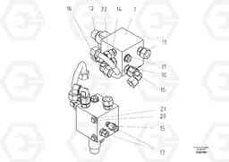 56349 Chip Spreader block pre-assemble DD85 S/N 21362 -, Volvo Construction Equipment