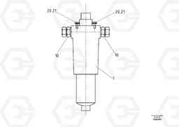 54095 Oil filter pre-assemble DD85 S/N 21362 -, Volvo Construction Equipment