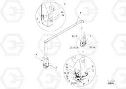 85152 Roof support for screed load device ABG6820 S/N 20836 -, Volvo Construction Equipment