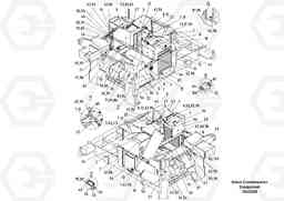 84689 Outer Mounting Parts ABG8820/ABG8820B ABG8820 S/N 21098-23354 ABG8820B S/N 23355-, Volvo Construction Equipment