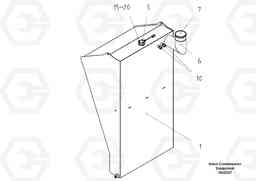 55665 Fuel tank ABG8820/ABG8820B ABG8820 S/N 21098-23354 ABG8820B S/N 23355-, Volvo Construction Equipment