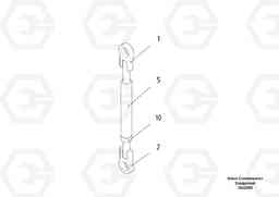 54341 Turnbuckle ABG8820/ABG8820B ABG8820 S/N 21098-23354 ABG8820B S/N 23355-, Volvo Construction Equipment