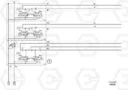 55192 Hydraulic diagram ABG8820/ABG8820B ABG8820 S/N 21098-23354 ABG8820B S/N 23355-, Volvo Construction Equipment