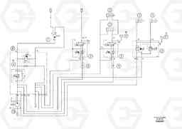 55193 Hydraulic diagram ABG8820/ABG8820B ABG8820 S/N 21098-23354 ABG8820B S/N 23355-, Volvo Construction Equipment