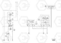 52028 Hydraulic Diagram ABG8820/ABG8820B ABG8820 S/N 21098-23354 ABG8820B S/N 23355-, Volvo Construction Equipment