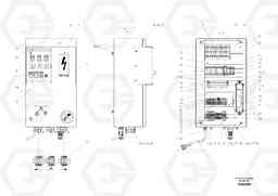 85246 Switch cabinet El. heating ABG8820/ABG8820B ABG8820 S/N 21098-23354 ABG8820B S/N 23355-, Volvo Construction Equipment