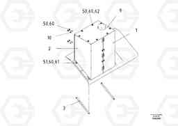 52913 Sound Absorber Cap ABG325 S/N 20941 -, Volvo Construction Equipment