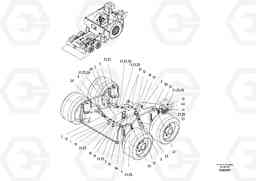 52036 Steering Assembly 4-wheels ABG3870 S/N 20538 -, Volvo Construction Equipment