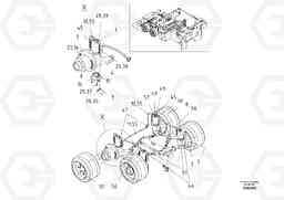 49764 Front Wheels 4x Without Drive ABG3870 S/N 20538 -, Volvo Construction Equipment