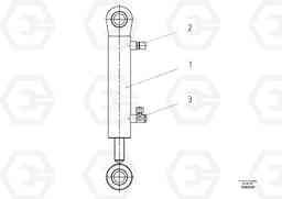 55021 Pre-assemble Hydraulic Cylinder ABG8820/ABG8820B ABG8820 S/N 21098-23354 ABG8820B S/N 23355-, Volvo Construction Equipment