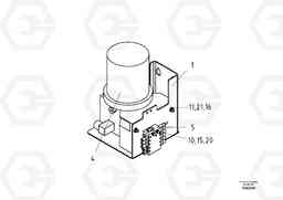 54668 Central Lubrication Pump Assembly ABG8820/ABG8820B ABG8820 S/N 21098-23354 ABG8820B S/N 23355-, Volvo Construction Equipment